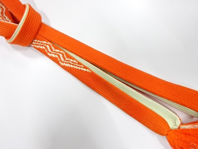 JAPANESE KIMONO / HAND-TIED OBIJIME